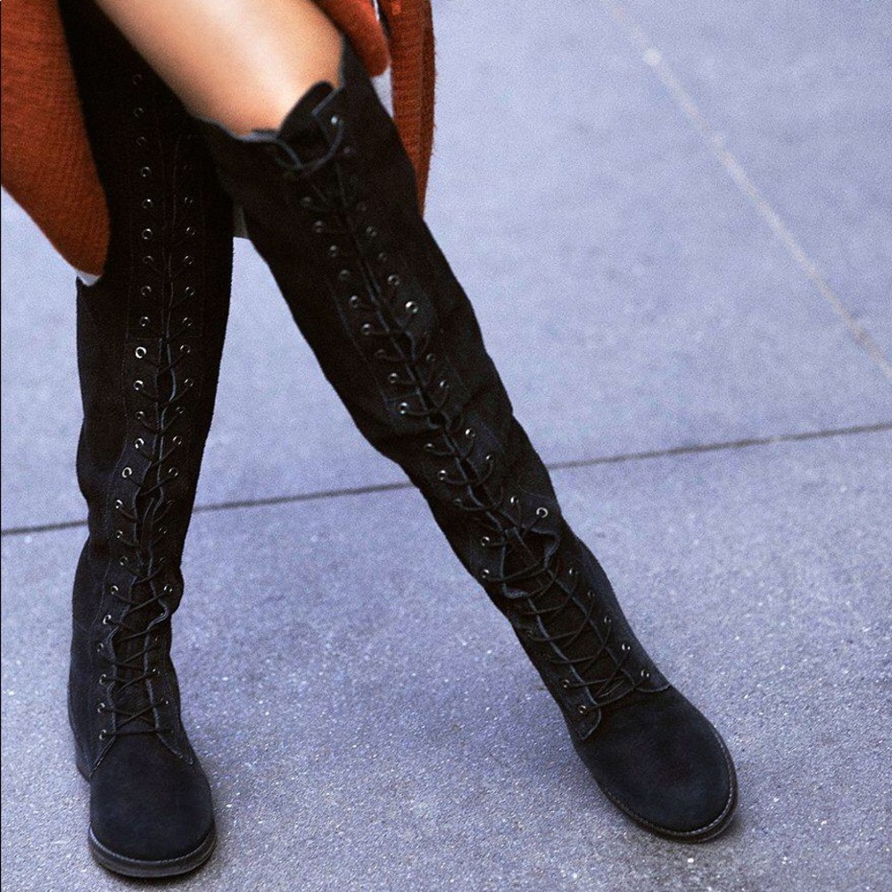 FREE PEOPLE Tennessee Lace Up Boots